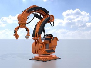 Robot arm Type-1 orange