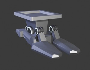 Robot feet (futuristic) ( LightBase custom feet ) (Be-quiet stable)