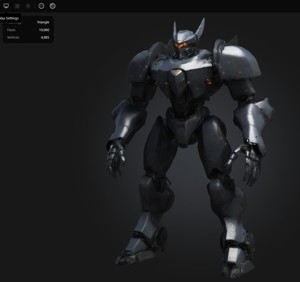 Dark Armored Robot
