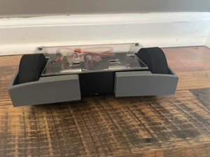 Fingertech viper combat robot wheel covers.