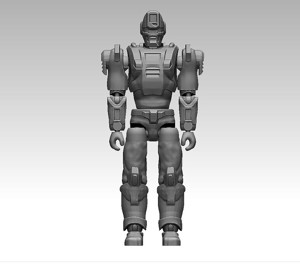 Cybercop Marte ARTICULATED ACTION FIGURE 100mm