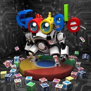 Google App Robot 3D Model