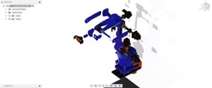 Desktop Industrial robot 3-10 Scaled Phone holder or design