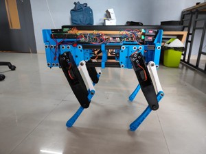 Robotic Dog Made with Ste...