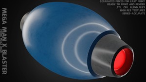 Mega man X Blaster for Cosplay