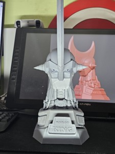 ROBOT KING HEAD 3D PRINT MODEL