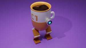 Robot glass 3d model
