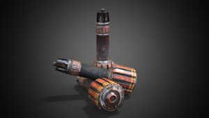 Sci-fi post-apocalyptic grenade
