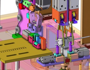 industrial 3D model Rope tying machine