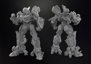 Bumblebee Battle mode Cut and Keyed