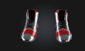 Futuristic Robot Shoes  Sci-Fi Cyberpunk 3D Model