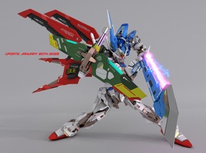 3 In 1 Bundle Aile Sword Launcher Strike Gundam Remake - Rigged