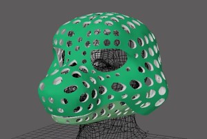 Fursuit- or puppet-head base - version 71 - Toon dragon