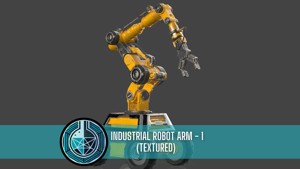 Industrial Robot Arm - 1  - Textured