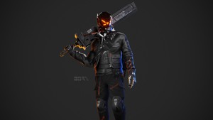 Cyberpunk Borz Robot