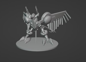 YUGIOH RAID RAPTOR RISE FALCON 3D PRINTABLE MODEL FIGURE