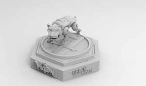 VOLTRON GREEN LION 80 CARTOONS
