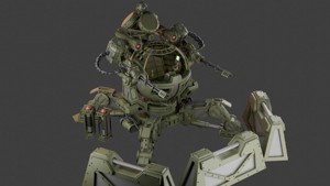 3D Turret with control cockpit 
