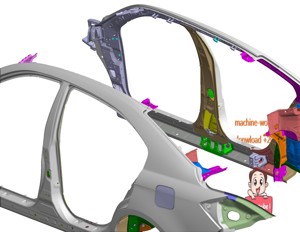 KAI MR body frame-industrial 3D model
