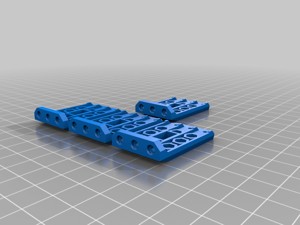 STRUCTURAL PARTS FOR AX-12A SERVOMOTOR-BASED ARMOR ROBOTS AND DUMMIES