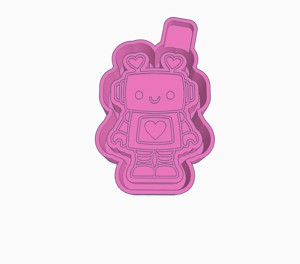 VALENTINE ROBOT MOLD HOUSING STL