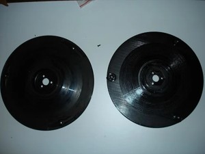 Plateau tondeuse robot 330X à trois lames.