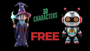 Robot Witch 3D Model Pack Stylized Game Characters PBR Textures