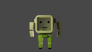 3d character casual man modeo alone ROBOT Supported object types