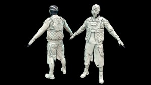 CyberPunk Man separate parts