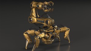Sci-Fi Spider Robot Arm - Rigged