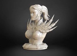 Fiction Woman Bust