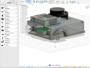 Chassis and components for a custom 2WD robot