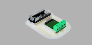 Arduino Nano moiunt for 2 wheel robot