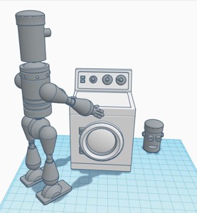 ROBOT CHICKEN HUMPING ROBOT ARTICULATED