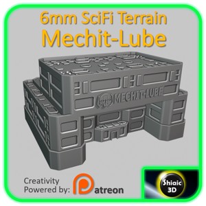 SciFi Building - Unity City - Mechit-Lube - 6mm