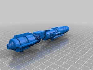 transformers G1 Double Dealer Gun.