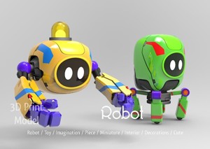 a cute robot