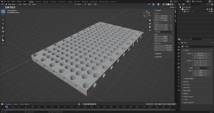 Lego Technic Pro Base plate 11 x 19 - grid panel for Mindstorms