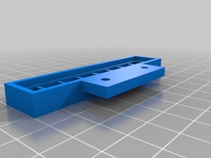 QTR-8A (RC) line sensor bracket for Junior Runt Rover robot
