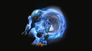 Robot with Portal Animated