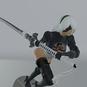 2b Nier Automata Ready For Printing