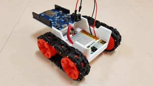 SMARS robot with USB rechargeable battery
