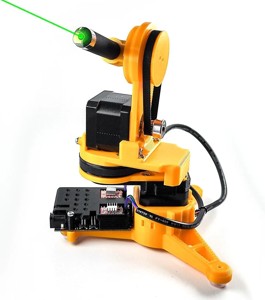 Laser pointer robot (Remotelly controlled + Arduino + Python control APP + EXTRAS)