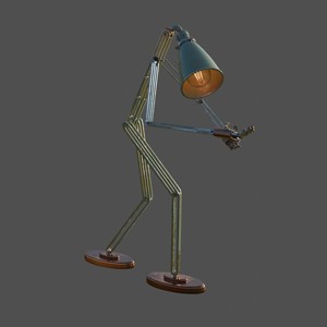 Lamphead Robot Character