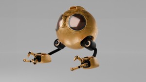 Hovering Spy Robot - Easy Control Rig