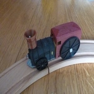 Electric locomotive for Ikea Lillabo/Brio train (USB rechargeable)