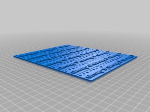 Robot name plates