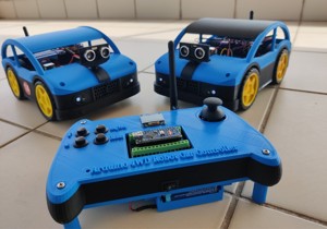 ARDUINO JOYSTICK CONTROLLER WITH OLED DISPLAY FOR ARDUINO RC CAR - 4WD ROBOT CAR