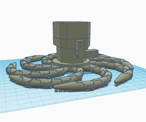 Robot Tentacle Creature - Print in place