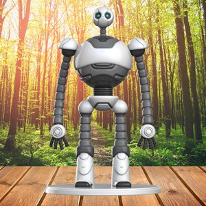 ROZ // THE WILD ROBOT ( FUSION MASHUP COSPLAYERS TOY GACHAPON FIGURES FAN ART COLLECTIBLES ANIME CHIBI )
